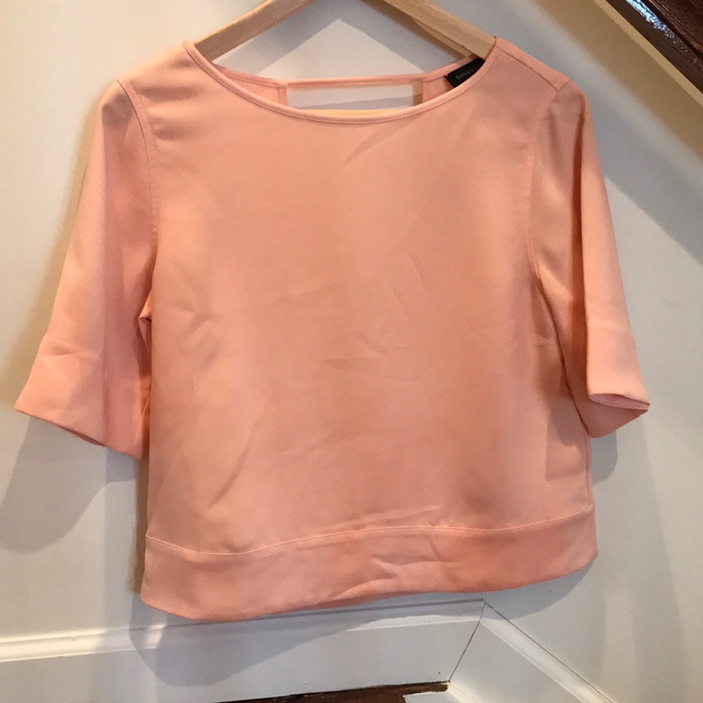 Open back Banana Republic crop top